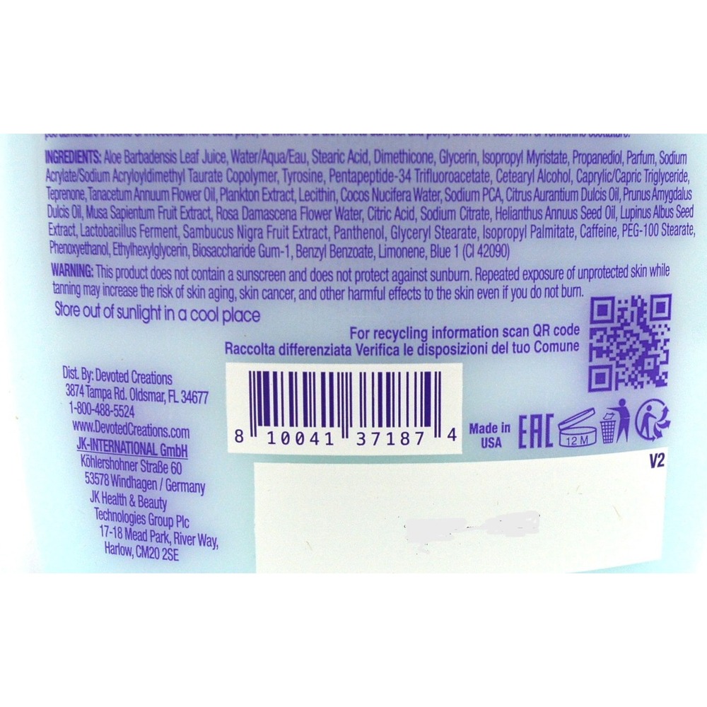 Devoted Creations Prismatic Dark Tanning Lotion Bronzer pH Balancing 13.5 oz - Picture 4 of 4